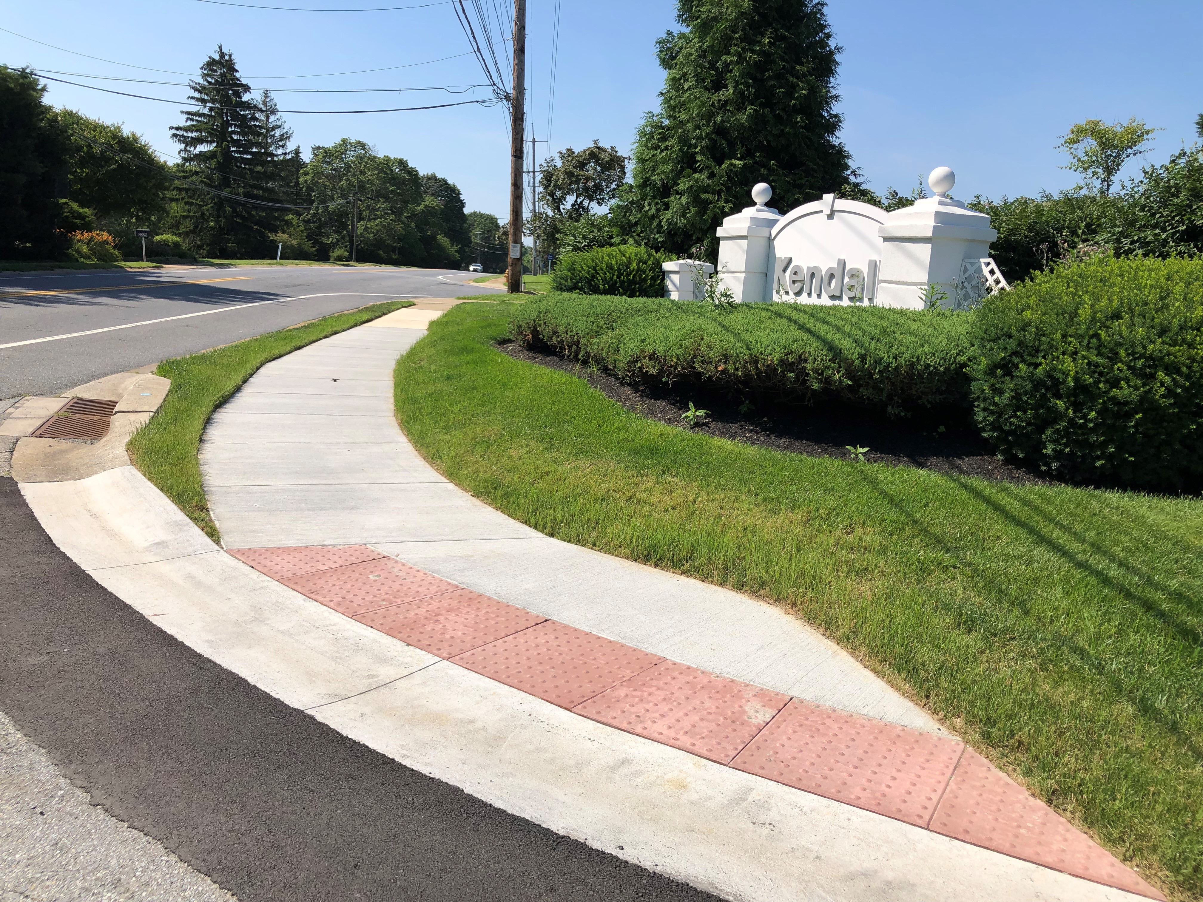 Kendall SW Sidewalk After